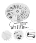 Portable Eyeglass Repair Kit With Mini Screwdriver And Compact Storage Box For Quick Fixes Of Glasses Suns