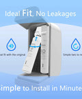 4 Pack Replacement Filters For Y7 Series Water Purification System Includes 2 Carbon Filtration And 2 RO Cartridges shown installed