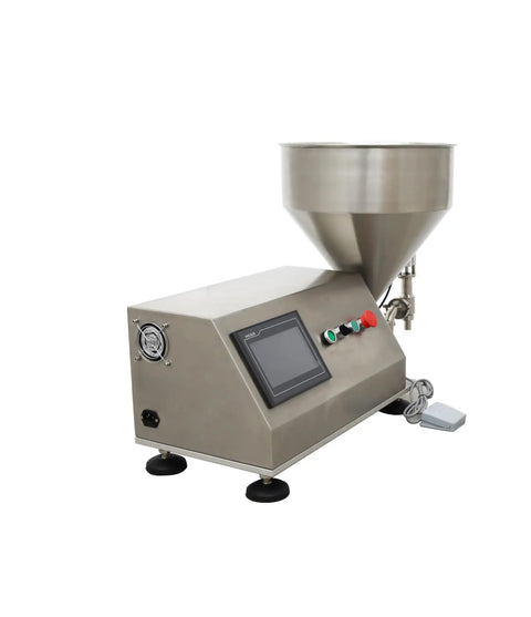 Pro Tier Rotary Pump Filling Unit For Thick Sauces Honey Butter And Cream Smooth Operator Action With No Drama 220V Heavy Duty solid metal design with digital display
