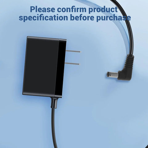 Plug And Play 12V 1A Power Cord Replacement For DonJoy Iceman Classic3 Cold Therapy Unit with AC plug and connector view