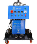 Heavy Duty Portable Pneumatic Polyurethane Spray Foam Machine 110V 5.5KW Beast Mode control panel and gauge view
