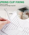 Installing No Fuss Easy Install Replacement Bathroom Exhaust Fan Cover With Spring Square Ceiling Or Wall Mount Grille BP46 BP90