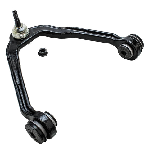 Front view of upper control arm from Front AWD Suspension Kit Six Piece With 2 Wheel Bearing Hubs, 2 Upper Control Arms, 2 Lower Ball Joints For Chevy Avalanche, Silverado, Sierra, Express 1500, Express 2500, Savana, Escalade EXT ESV 2002-2006