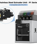 P1 Extruder Unit With Dual Gear For P1P P1S 3D Printer, Beefed-Up Extrusion Force, Filament Break Detection, Anti Slip Toolhead