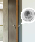 Beefy Heavy Duty Wall Door Stoppers 3 Pack Stainless Steel With Silver Rubber Cushion Concave Door Bumpers on wall