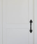 Two Pack Black Barn Door Pull Handles For Indoor Doors And Gates Iron Alloy Built To Last Sleek Modern Look Easy Install