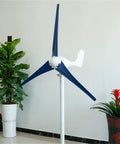Beefy 300W Wind Turbine Generator For Off Grid Wind Solar Hybrid Power Systems, 12V/24V Marine Grade, indoor display