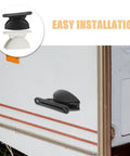 CLISPEED RV Door Catch Holder Set makes your motorhome entry super quiet, pressure resistant nylon retainer clips for easy installation.