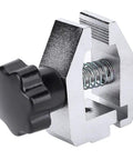 Heavy Duty Force Clamp And Jaw Clamp Plate For Pull Test And Tensile Tester, Smooth Jaw, Push Pull Fixture, 500N Max Load, Large Holding Power, A Real Workhorse For Testing Rubber, Cables, Paper, Plastic Films And Electrical Components, stainless steel clamp