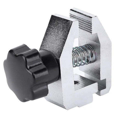 Beefy Push Pull Force Fixture With Stainless Steel Jaw Clamp For 500N Tension Testing Insertion And Extraction Capabilities Destructive Force Meter For Rubber Cables Paper Plastic Films 3.5mm Opening, stainless steel jaw