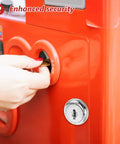 Replacement Metal Key Cylinder Lock For Gumball Candy Dispenser And Soda Vending Machine Fits Models Keeps Coins Safe From Bad Guys You Need This Reliable Gear For Your Stand Setup Today Works Well Secure Accessory Kit Upgrade Now on orange machine