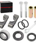 Steering Head Bearing Kit With Steering Stem Bushing Collar And Oil Seal For Banshee Grizzly Warrior YFM125 YFM250 YFM700 YFZ450 ATV Repair And Maintenance To Keep Your Ride Quiet And Smooth kit components