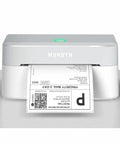 Front view of Wireless Bluetooth Thermal Label Printer for 4x6 Shipping Labels and Print Width 1.57 to 4.25 Inches, gray