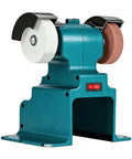 Ultimate 18v Cordless Grinder With Dual Wheels For Sanding Polishing And Deburring, bench style tool with dual pads