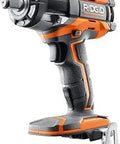 Cordless Brushless Half Inch Impact Wrench Tool Only With Belt Clip, side view showing grip and Tri Beam LED features.
