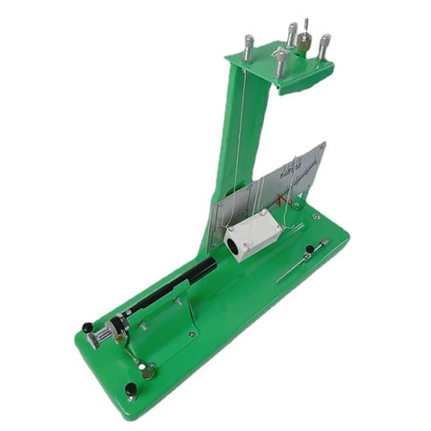 Pendulum Impact Physics Lab Kit For Projectile Velocity Measurements And Flat Throw Motion Experiments, green base view