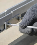 Using Two Piece T Handle Ball End Hex Key Wrench Set 4mm Metric S2 Steel Beefy Pro Grade Inner Hex Wrenches on machinery