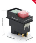 Job Site Magnetic On Off Switch With Automatic Vacuum Control For Power Tools Grinders And Cutters Rock Solid 16A 110V safety button dimensions