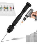 Pipe Vise Micro Mini Hand Drill Set With Premium HSS Micro Bits For Arts And Crafts Jewelry Making And Resin Work Includes 25 HSS Bits And 10 PCB Bits For Precise Tiny Drilling In A Compact Pin Vise Kit 1.5x0.13 Inch