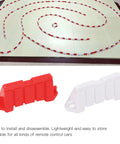 120 Piece RC Car Racing Track Drift Barriers Set For Drifting Practice Durable Plastic Obstacles And Fence For Remote Control Cars Build Dope Circuit Tracks Anywhere