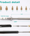 Heat Set Insert Tool With Brass Threaded Inserts M2 to M8 Sizes TS100 TS101 Compatible for 3D Printing Electronics Projects