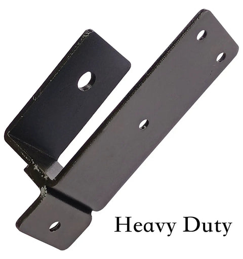 Heavy duty steel U-shaped bracket for 2x4 Door Barricade Brackets Build Rock Solid Security With A Sturdy U Shaped Metal Bar