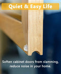 Soft Close Cabinet Door Hinges For One Half Inch Overlay 105 Degree Opening Stainless Concealed Kitchen Cabinet Hinges shown in use.