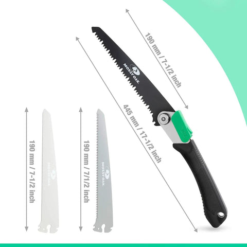 3 In 1 Folding Saw With Wood Metal And PVC Blades For Camping Backpacking Hunting And Bushcraft Pruning Hand Saw With Pouch Included And Quick Change Blade System For Easy Swaps In The Field