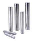 Top Tier 304 Stainless Steel Cylindrical Dowel Pins For Heavy Duty Projects Featuring Smooth Rounded Heads And Chamfered Ends To Fit M1-M10 Size Ranges Perfectly, showing five varying lengths.