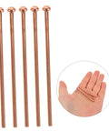Top Tier Iwowedhero Automotive Welding Pins For Spot Welder Dents 2Mm Iron Plated Copper Studs shown in a hand and standing upright.
