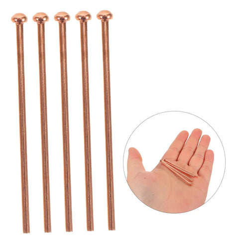 Top Tier Iwowedhero Automotive Welding Pins For Spot Welder Dents 2Mm Iron Plated Copper Studs shown in a hand and standing upright.