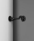 Sliding Door Privacy Hook 4 Inch Matte Black With Mounting Hardware Included Steel Construction Keeps Your Space Private And Quiet No Fuss