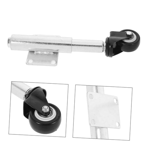 Heavy Duty Sliding Gate Rollers Loaded With Spring Shock Absorption And Height Adjustments For Iron And Retractable Gates, showcasing roller and mounting bracket.