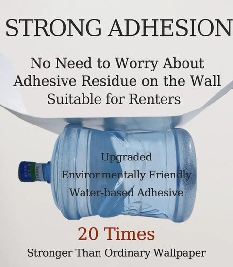 Peel And Stick Thermal Wall Covering With 3mm Foam Backing For Damp Rooms Easy Breezy Application showing strong adhesion features.