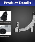Replacement Control Arm Kit With Ball Joint Inner Outer Tie Rod Boots And Sway Bar Links For 2009 2015 Honda Pilot detail view