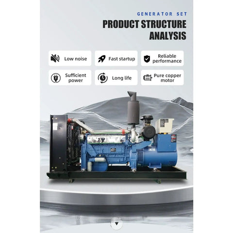 Quiet Portable Generator Set For Marine Use And Home Backup And Construction Site Power High Performance Reliable Electricity Solution