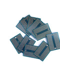 Nine Piece Mini Solderable Breadboard PCB Prototype Shield Board Double Sided With Tinned Gold Plated Holes Compatible With Arduino And Raspberry Pi