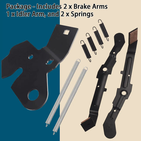 Beefy 42 Inch Deck Arm Bracket Roller Cam Kit For Husqvarna And Craftsman Lawn Tractors LT1000 LT2000 Replacement Parts 532151785 532184907 184907 131335 155046 Easy Install