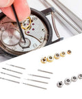 Pro Grade Stainless Steel Watch Crown Kit With Spring Bars And Repair Tools Stem Extender And Crowns Replacement Parts Set