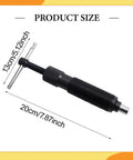 Heavy Duty 10 Ton Ram Rod For Hydraulic Puller Set Pro Grade Large 20 By 13 Cm Metal Rod with dimensions shown