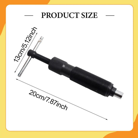 Heavy Duty 10 Ton Ram Rod For Hydraulic Puller Set Pro Grade Large 20 By 13 Cm Metal Rod with dimensions shown