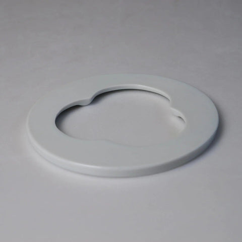 Solid Yellow Ceramic Coffee Filter Reusable Pour Over Dripper Kit With Saucer And Tray, white circular tray for coffee dripper