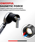 Close-up of Magnetic Impact Socket Set With One Quarter Inch Drive Pro Grade 19 Piece Metric Range 4mm To 15mm in use