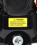 Gas Powered Demolition Jack Hammer 52cc 2 Stroke With Pointed And Flat Chisels, Heavy Duty Concrete Breaker engine warning label