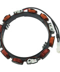 Straight Swap Alternator Stator Dual Circuit With Built In Voltage Regulator And Spark Plug Compatible With Briggs And Stratton Mowers 10 16 Amp heavy duty stator with copper windings.