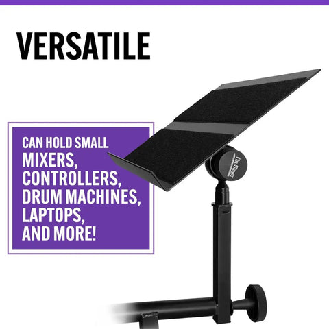 Keyboard Stand Tray Accessory For 1 Inch Tubing Fits Gear Like Small Mixers Drum Machines Synth Modules Effects Pedals Small Speakers