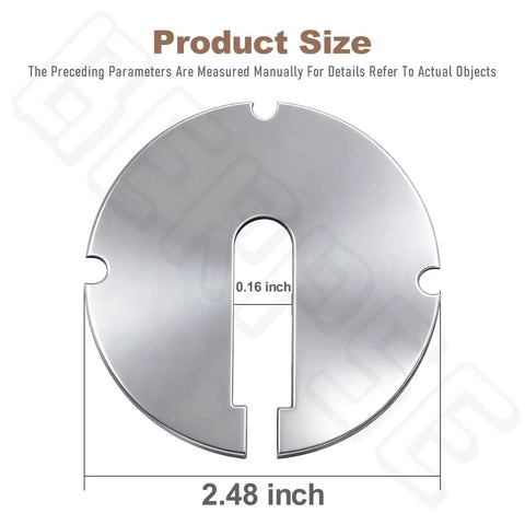 Two Pack Heavy Duty Bandsaw Table Inserts Measuring Two Point Five Inches By.100 Thick Built Tough To Fit Like A Glove On Delta And Major Import Workshop Tools For Quick Cuts