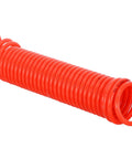 Premium Heavy Duty Recoil Air Hose For Air Compressor Killer Leak Proof System With Strong Quick Attach Connectors Built To Be Real Tough For Serious Daily Use In Auto Shops Or Home Garage Spaces Flows Great For Paint Guns Nailers With Zero Woes, orange coiled hose