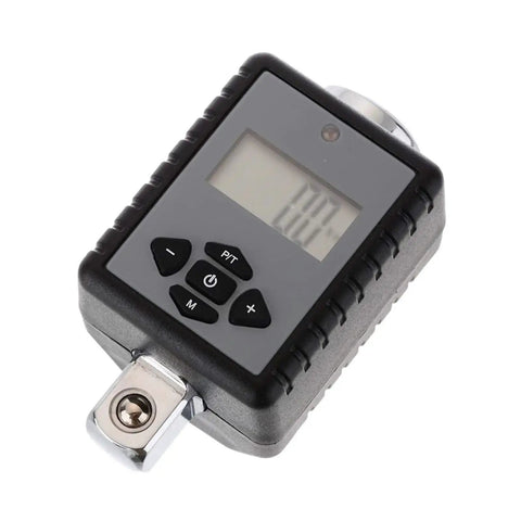 GenSDH Digital Torque Meter 3 Pcs Set Electronic Gauge With Adjustable Spanner Adapter For Precise Car Repair And Mechanics Projects Features Audio Alert Peak Memory Mode For Accurate Fastener Tightening Control