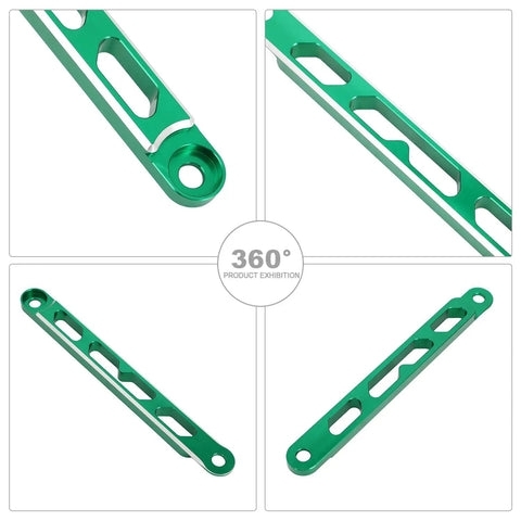 Rear Drum Brake Torque Arm With Scale CNC Aluminum 6061 T6 For KLX 110 KLX110 KLX110L 2005 2024 DRZ110 Green, 360 view